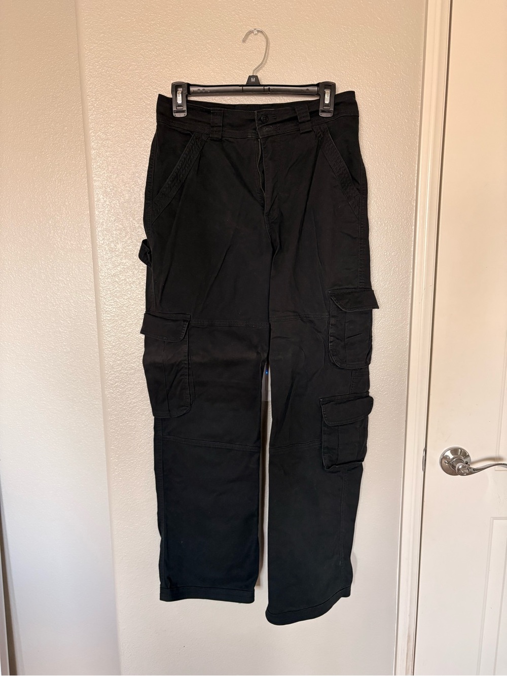 Black Womens Cargo Pants - Classic Utility Style